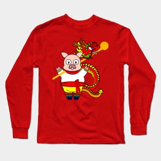 Happy Chinese New Year! The Pig and The Dragon Long Sleeve T-Shirt